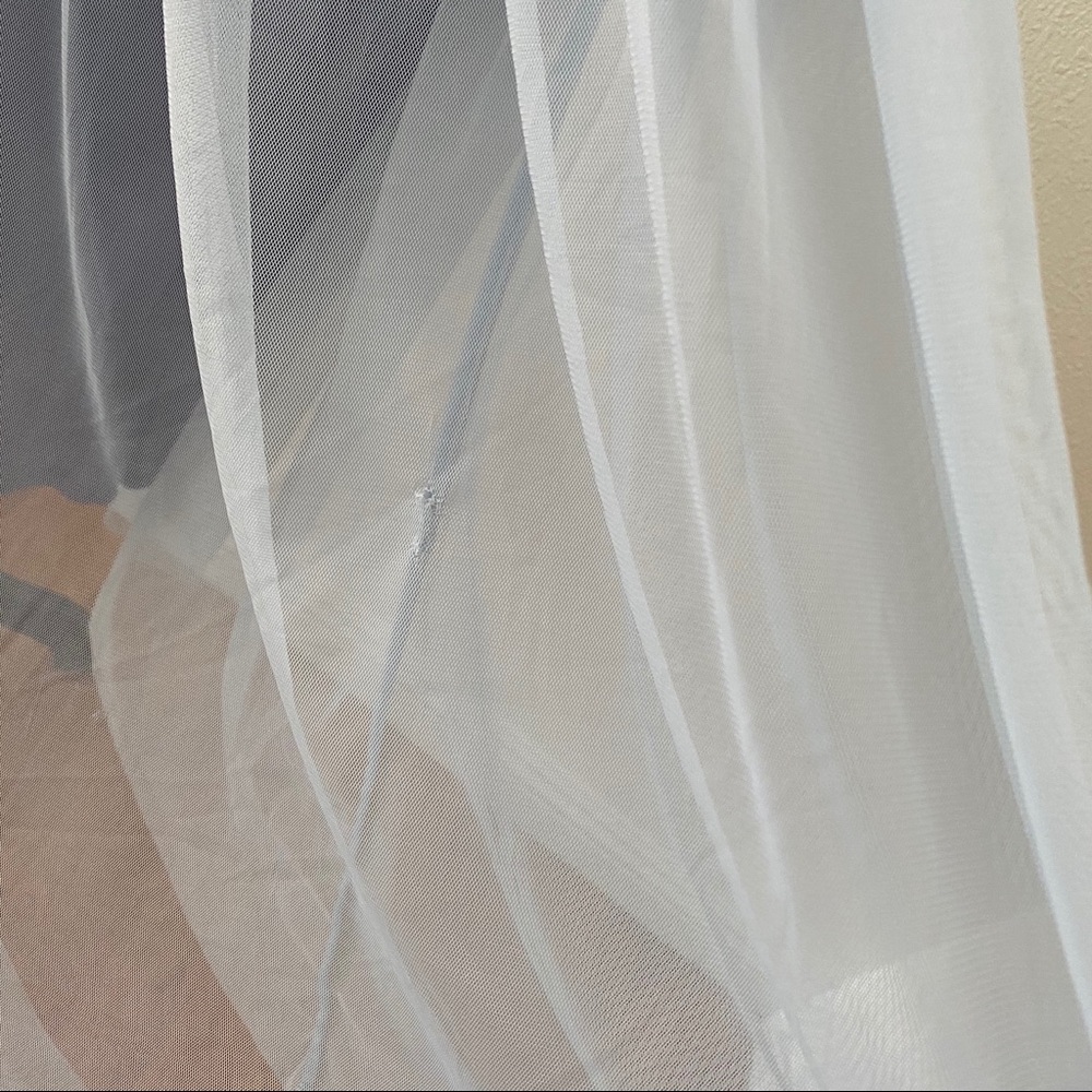 Anthropologie Maeve Layered Arasbeque Dress Blue size L - Picture 7 of 16